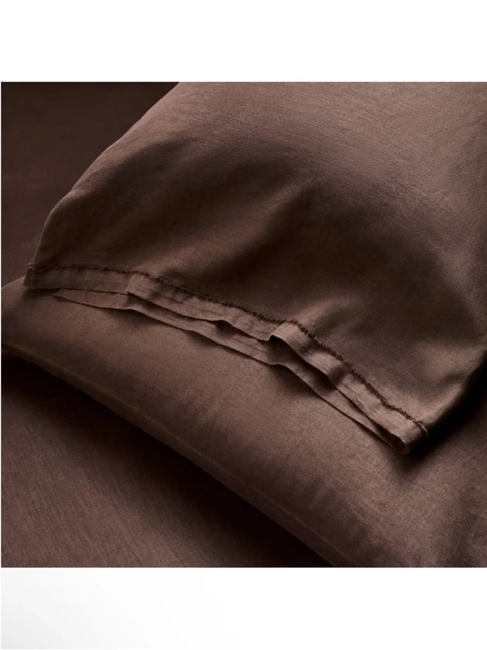NWT California King 100% Linen Sheet Set Dark Fig - Casaluna